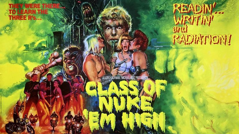 Midnight Movie: CLASS OF NUKE 'EM HIGH Poster Landscape Image